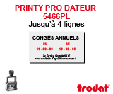 Tampon Trodat Pro Double Dateur 5466PL 6 chiffres