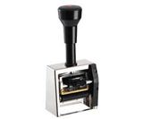 Numéroteur REINER M20 N53 A462 6 chif. 4mm Bloc + Plaque vierge