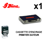 10 Cassettes d'encrage pour Printer Dateur S-830D