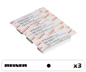  Carte de 3 Feutres + Encriers REINER M20 C1 (8 chif. 4,5mm) Noirs 