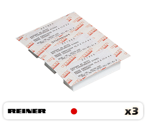  Carte de 3 Feutres + Encriers REINER M20.9 (4,5mm) Rouges 