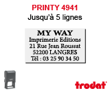 Printy 4941<br>Un 2ème pour 1€ ou 10% de remise