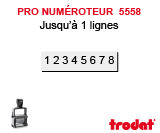 N.07 - 5558 - 8 chiffres.<br>+OFFRES SPÉCIALES 