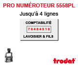 Numéroteur 5558PL<br>8 bandes 4 lignes<br>2è -50% + 3è Offert