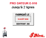  Dateur E-910<br>Un 2ème pour 1€ ou 10% de remise