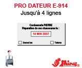  Dateur E-914<br>Un 2ème pour 1€ ou 10% de remise