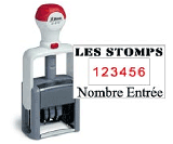  Numéroteur E-946/PL - 6 Chiffres <br>Le 2è à -50%<br>+le 3è Offert