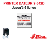 Printer Dateur S-542D <br>Un 2ème pour 1€ ou 10% de remise