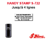 Handy Stamp S-722<br>Le 2ème à -50%<br>+le 3ème Offert