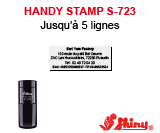 Handy Stamp S-723<br>Le 2ème à -50%<br>+le 3ème Offert