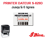 Printer Dateur S-829D <br>Un 2ème pour 1€ ou 10% de remise