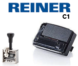  Carte de 3 Feutres + Encriers REINER M20 C1 (8 chif. 4,5mm) Noirs 