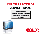 Tampon Colop Auto Printer 35